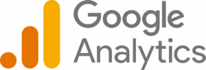 Official Google Analytics logo with orange data bars